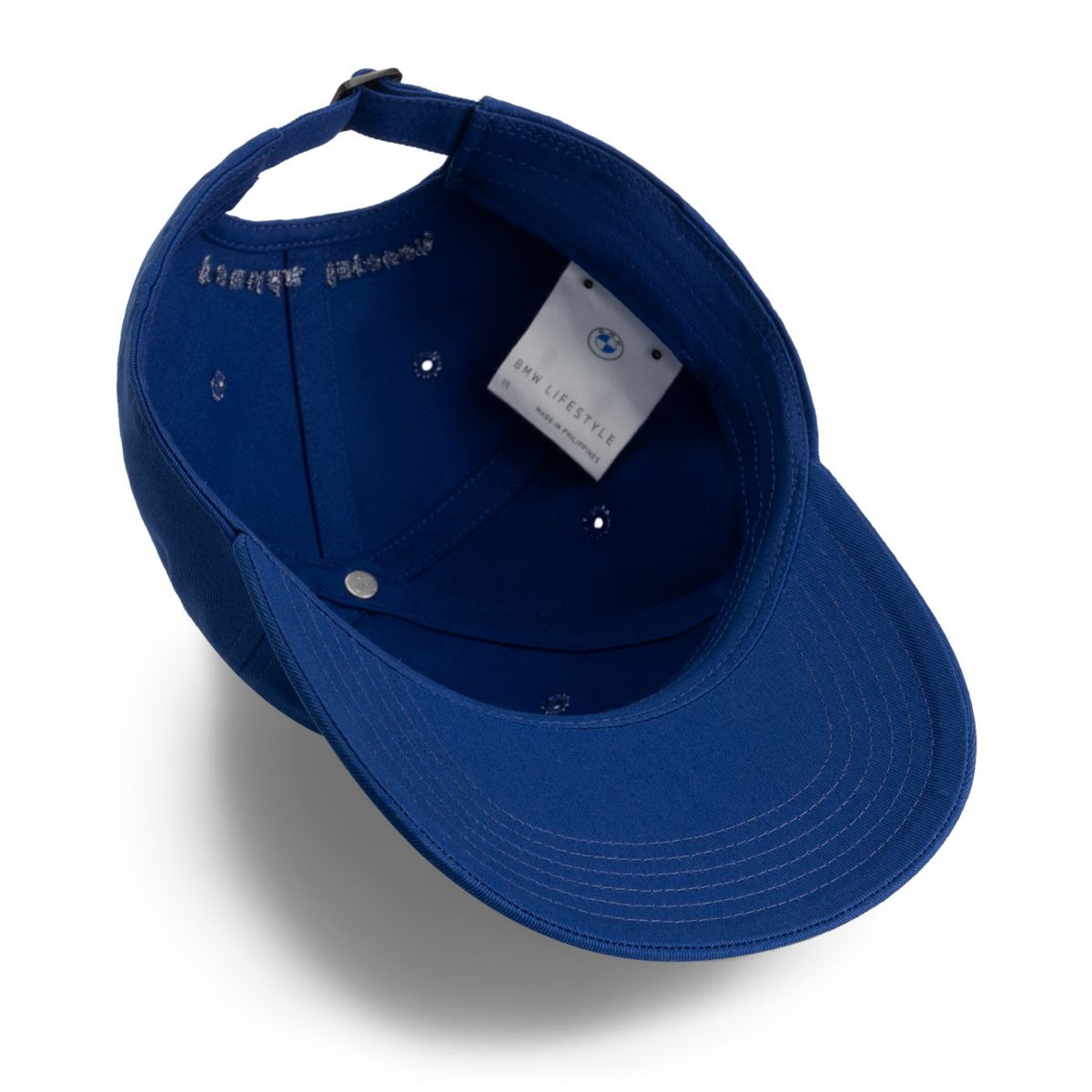 BMW藍色壓紋棒球帽 